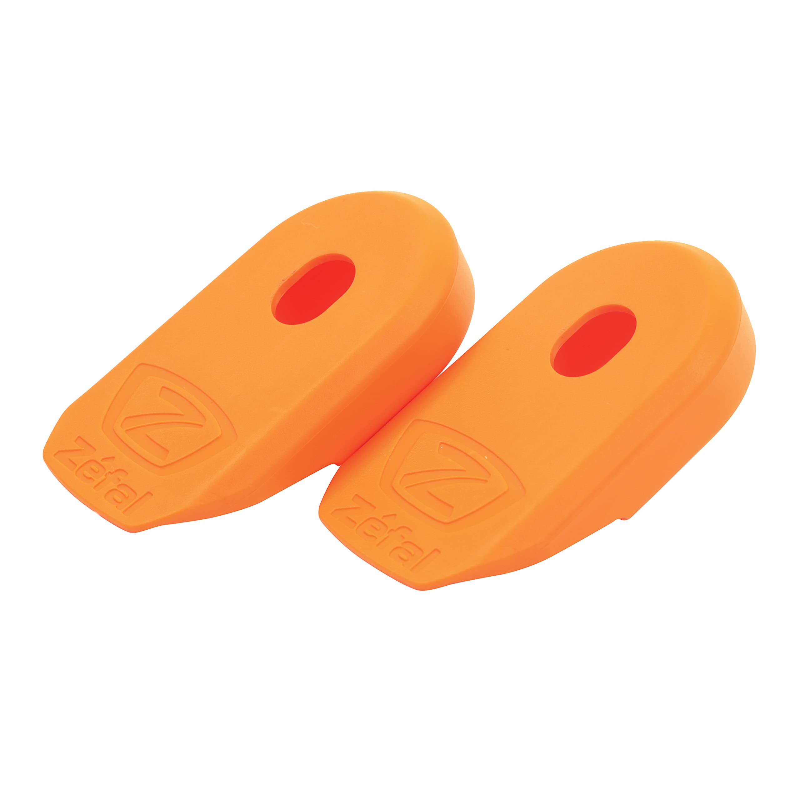 Zefal Crank Armour Rubber Crank Covers, Orange, Medium