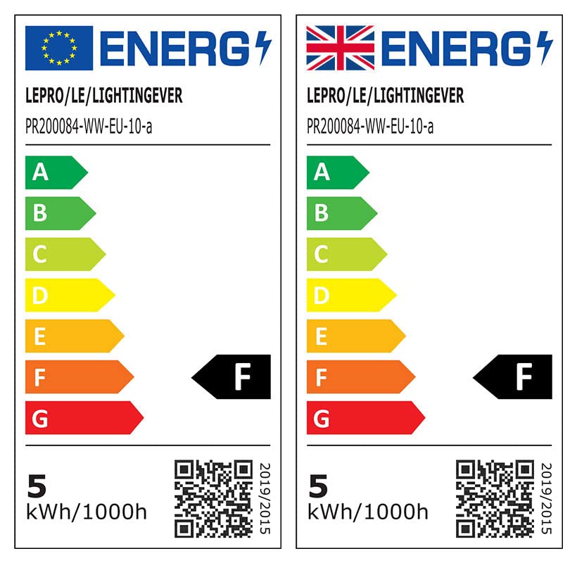 Lepro GU10 Dimmable LED Bulb, 4.5W Equivalent 50W, Warm White 2700K, 345lm, 38° Narrow Beam, Dimmable Lamp 220-240V, Pack of 10