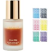 M Great Skin Instant Glow Serum with Niacinamide and Hyaluronic Acid (1.69 oz / 50 ml) + Bonus Acne Patch (36 Pieces) Tea Tree Oil Facial Water Gel