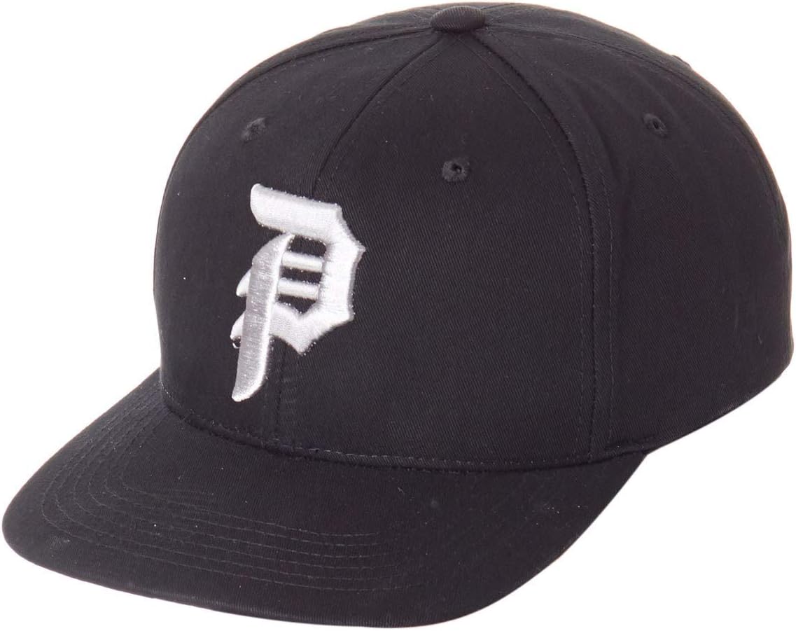 Black Dirty P Warp Snapback Cap (Default, Black)