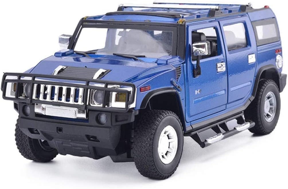 KKD Scale Model Simulation Vehicle Educational Toys, Remote Control Car Toys，Model Car Hummer Model Car H2 Off-Road Vehicle 1:18 Children's Toy Car Alloy Car Model Simulation Car Children's Decorative