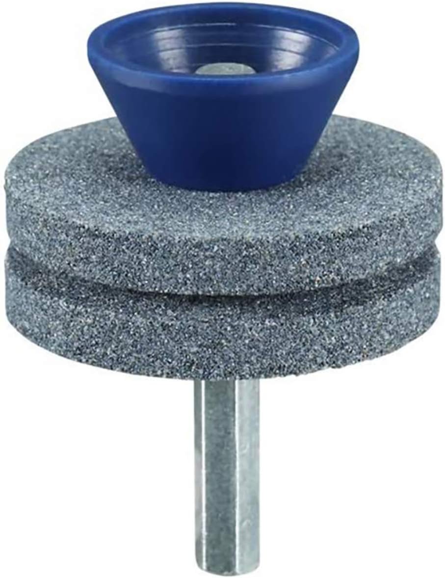 3Pcs New Double Layers Corundum Lawn Mower Blade Sharpener Drill Sickle