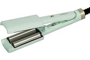 Conair Mini Beach Waver, Ceramic Waver; Perfect for On-The-Go Styling, Create beach waves and loose waves instantly, Hair wav