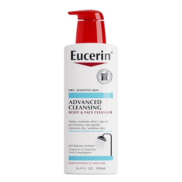EUCERIN ADVANCED REPAIR CLEANSING BODY AND FACE CLEANSER,...