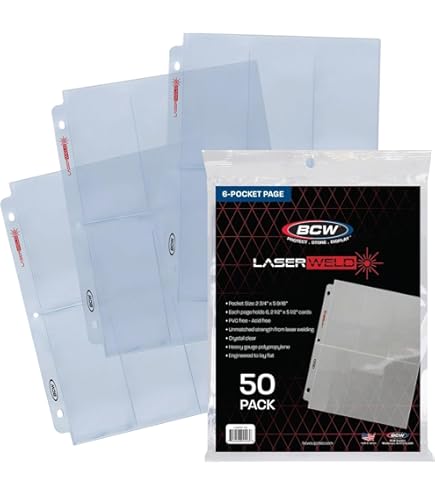 Amazon.com: BCW Tall Trading Card Sleeves - Pack of 100 | Crystal Clear  Polypropylene Protective Sleeves | Acid-Free & Archival Quality | Perfect  for Basketball, Football, Widevision Collectible Cards : Toys & Games