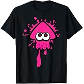 Nintendo Splatoon Pink Inkling Squid Splat Graphic T-Shirt T-Shirt