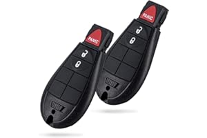 Extra-Partss Car Key Fob Replacement for Dodge IYZ-C01C or M3N5WY783X fits 2008-2012 Ram 1500 2500 3500 (Pair)
