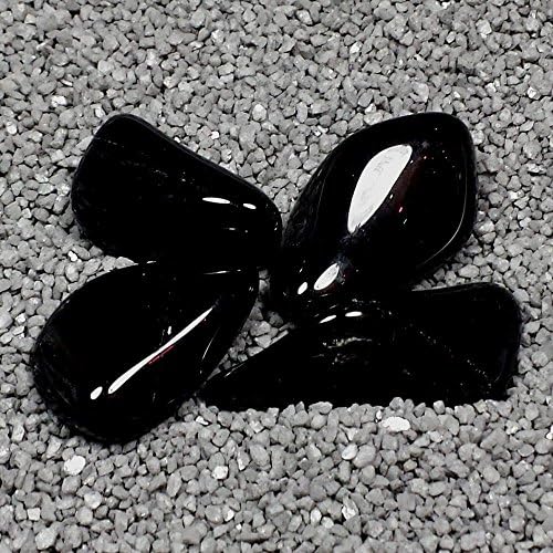Natural Black Obsidian Tumble Polished Crystal Stone, 1 pc, Sizes 1.4 to 1.9 Inch, TS1264