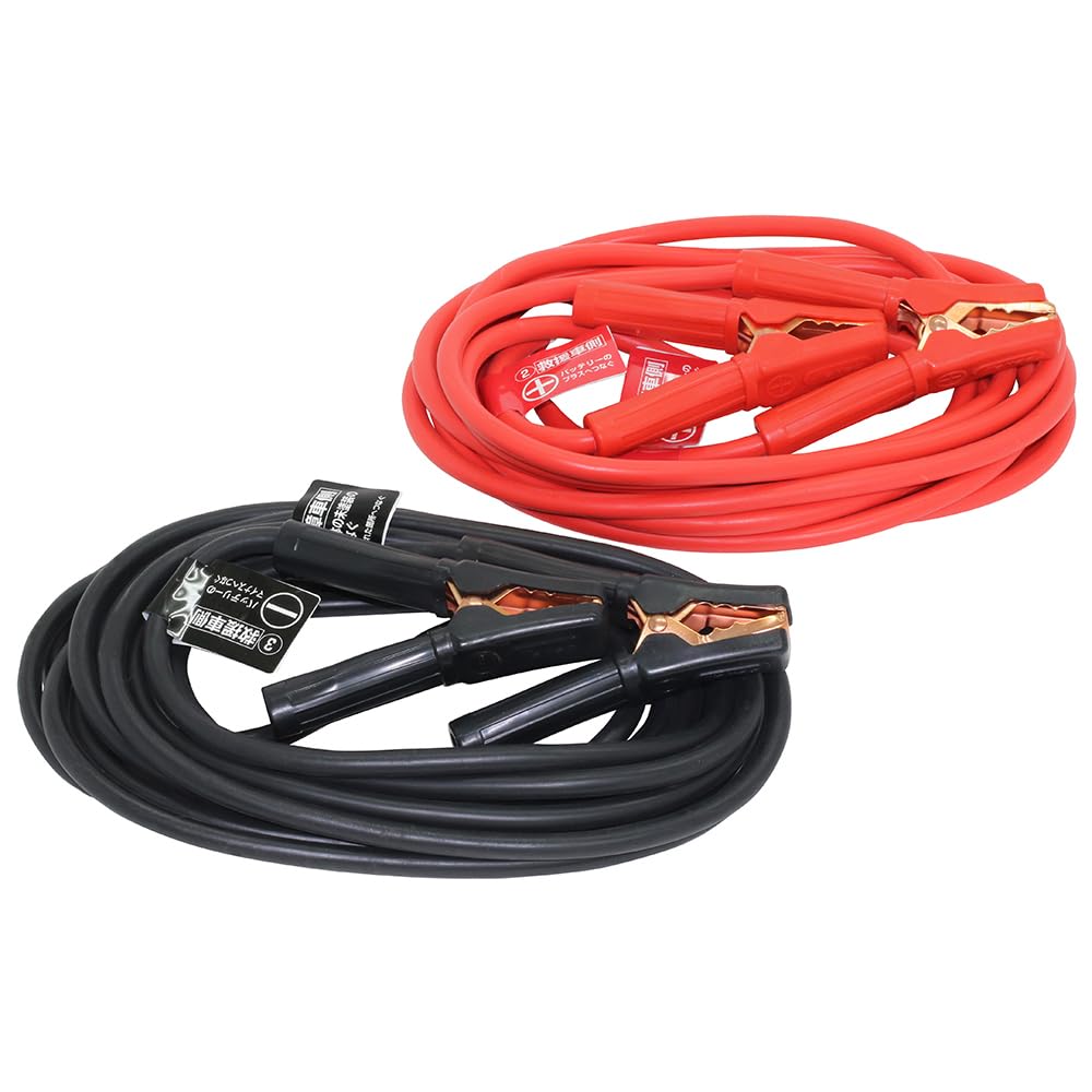 メルテック(meltec) ブースターケーブル 乗用車全般用 DC12V・100A 7m レッド/ブラックBT-15商品画像