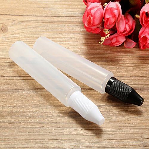 30ml Empty Plastic Squeezable Liquid Dropper Childproof Cap Bottles (pack of 10)