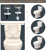 AAN Soft Close Toilet Seat Oval Quick Release UF Material Premium view 6