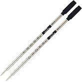 Cross Ballpoint Pen Refill, Black, Fine Point, 2-Pack Refill Set | Refill for Consistent Ink Flow, Quick-Drying, Writes 2.1 Miles or 11,500 Ft, Smudge-Free and Smear-Resistant
