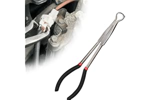 ROWCES Electrical Disconnect Pliers, 11/16inch Automotive Electrical Disconnect Pliers Set, Anti-Slip Hose Clamp Pliers, Auto