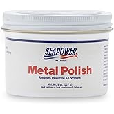 Seapower SMPO-8 Marine Metal Polish and Scratch Remover - 8 oz.