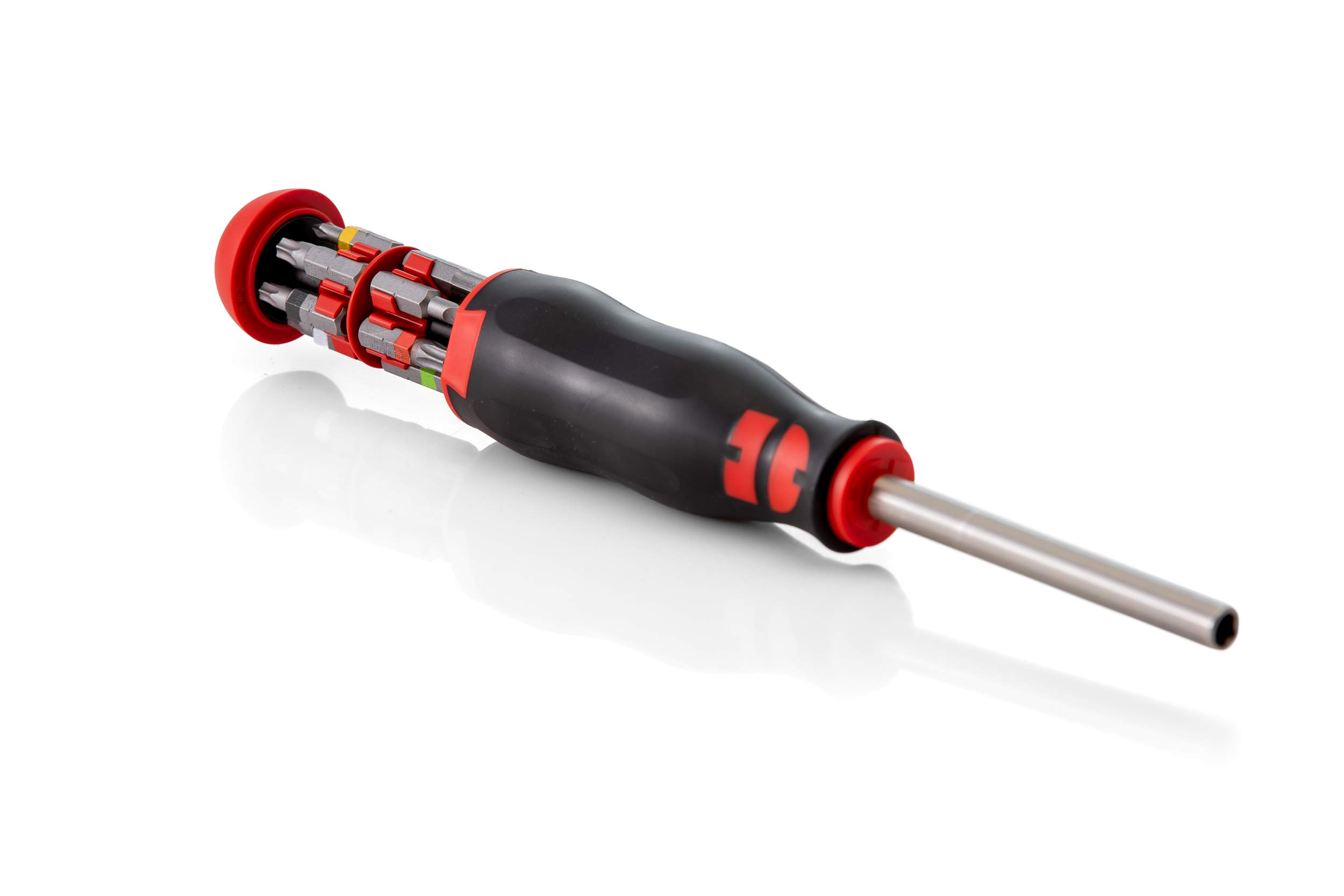 Würth Schraubendreher Schraubenzieher mit Bit Magazin im Griff INKL. 12 Bits Sehr Praktisch ! Rundklinge mit Magnet NEU