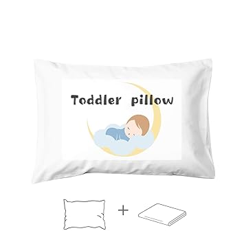 Amazon Com Exq Home Toddler Pillow With Pillowcase 13x18 Inches