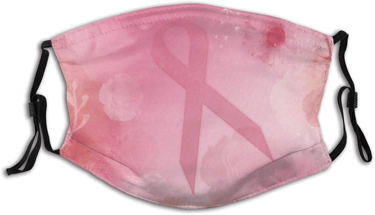 Woman Breast Cancer Awareness Washable Dust Proof Mask Bandana purple