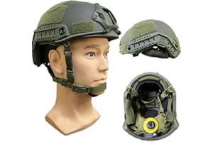 NIJ 3A Tactical Helmet, PE Material, Adjustable 55-62cm, Lightweight 1.5kg for Outdoor Hunting & Use