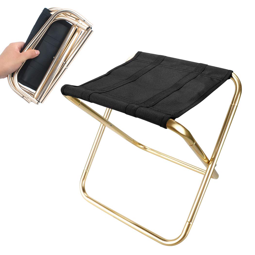 Hodeacc Small Portable Folding Stool,Mini Outdoor Camping Folding Chairs,Collapsible Camp Stool Lightweight for Camping,Fishing,Picnic,Travel and Hiking