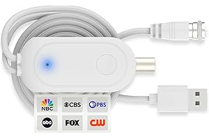 TV Antenna Amplifier – Digital Antenna Amplifier Signal Booster for Indoor and Outdoo Antennas – Stable Reception with Low No