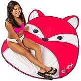 BigMouth x Squishmallows Fifi The Fox Beach Blanket, Large Cute Squishmallow Travel Blanket, Summer Essentials for Kids