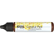 【！？】 KREUL 49711 - PicTixx Candle Pen, 29 ml in Brown, Liquid Wax