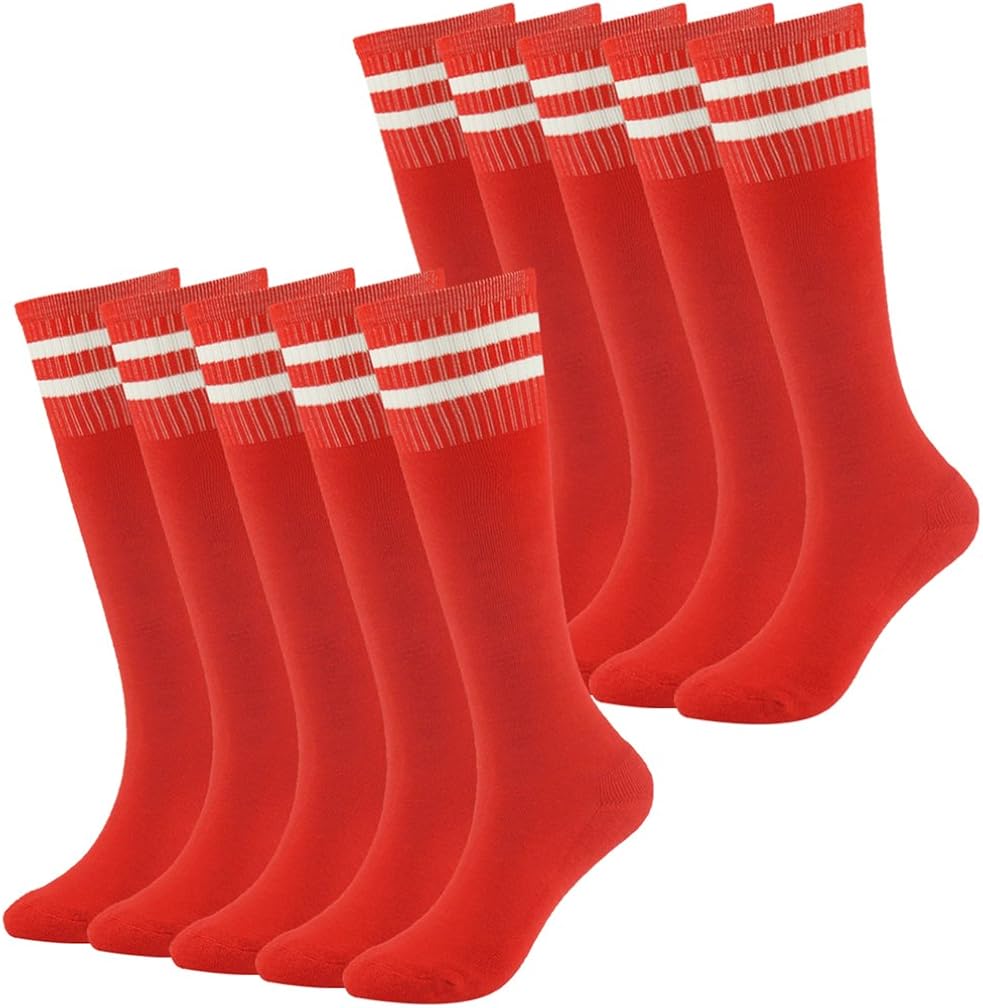 Youth Baseball Socks Boys Sports Striped Tube SocksRunning Football