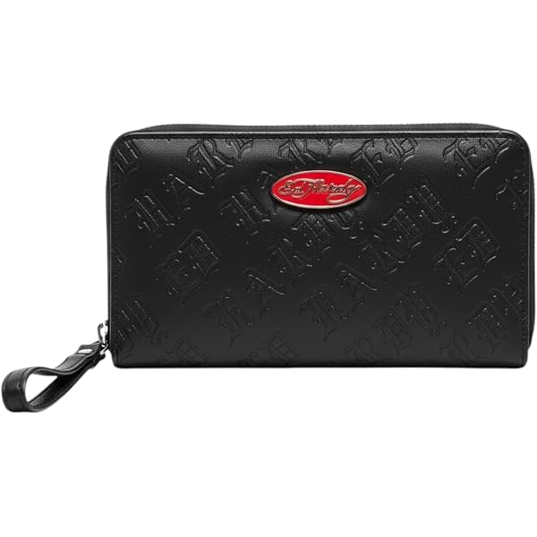 Amazon.com: ED HARDY Women's Zip Around Wallet Wristlet with