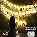 LED Photo Clip String Lights 20 LED 13.3 Feet with 20 Decorating Clips As Valentines Gift Battery Operated Indoor String Lights for Hanging Pictures, Artwork, Memos and Card Warm White