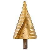 ZELCAN Large HSS Spiral Groove Step Drill Bit, 12