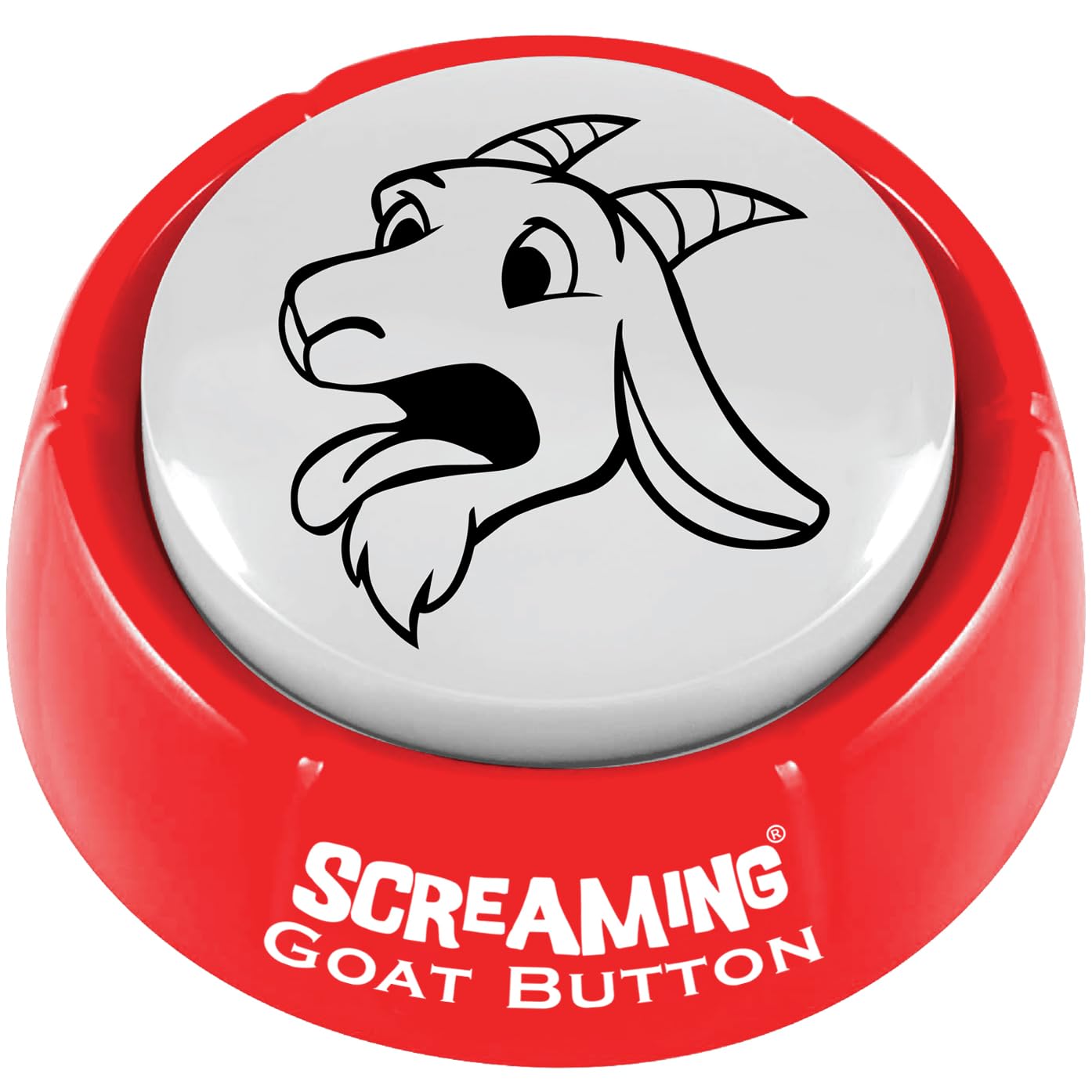 Photo 1 of Screaming Goat Button | The Original Goat Scream | Screaming Goat Desk Toy Talking Button with a Funny Goat Scream | Gag Gifts for Men and Women
