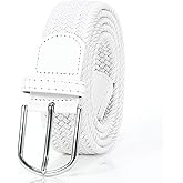XZQTIVE Braided Belt Stretch Belt for Men and Women Multicolored Woven Golf Belt Elastic Jean Belts