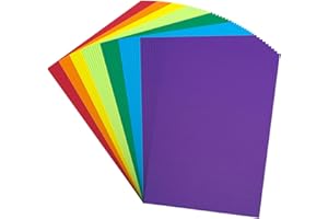 MAGECUBIKU Colored Printer Paper 8.5x11 IN 210 Sheets Premium 32 lb/120 gsm Laser Print Paper 7 Color Rainbow Letter Size Paper for Arts Crafts DIY Projects School Office Supplies Origami Kids
