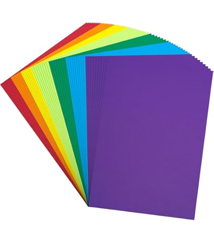 Bright Creations Metallic Cardstock Sheets - Foil Card Stock, Craft Paper For DIY Projects - Assorted Metallic Cardstock For Scrapbook Supplies - Multicolor, 250 GSM, 8.5x11 In, 100 Count - View #3