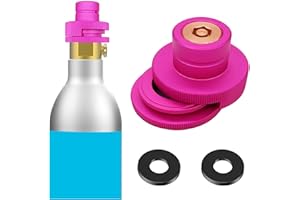 VAVOGER Quick Adapter for CO2 Soda Machine, Connecting Original blue CO2 Cylinder with TR21-4 Male Thread,Compatible with Terra/Art/DUO Soda Maker