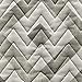 Comfy Bedding Prewashed Durable Chevron Quilted Gray and Off White 3-Piece Bedspread Coverlet Set (King/Cal King)