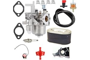 MDAIRC EX27 Carburetor for Subaru Robin EX27 EX30 9HP 9.5HP Overhead Cam Engine 7hp 265cc Generator Silver Mikuni RGX4800 RGN5100 Replace 279-62304-20 279-62361-20 279-62301-00 279-62301-20