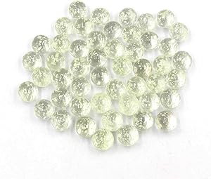 50 Glow in the Dark Marbles - 5/8” inch Glass Glow-in-the-Dark Marbles for Marble Runs for Kids, Home Décor, Toy Marbles for Kids, Fish Tank Aquarium, Vase Filler, Classic Children’s Game, Party Décor