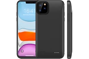 HUGUODONG Battery Case for iPhone 12 Pro Max(6.7 inch), Large Capacity 10000mAh Slim Portable Protective Battery case Compatible with iPhone 12 Pro Max Extended Battery Charger case