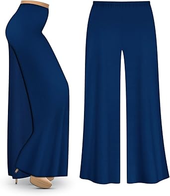 plus size navy blue pants