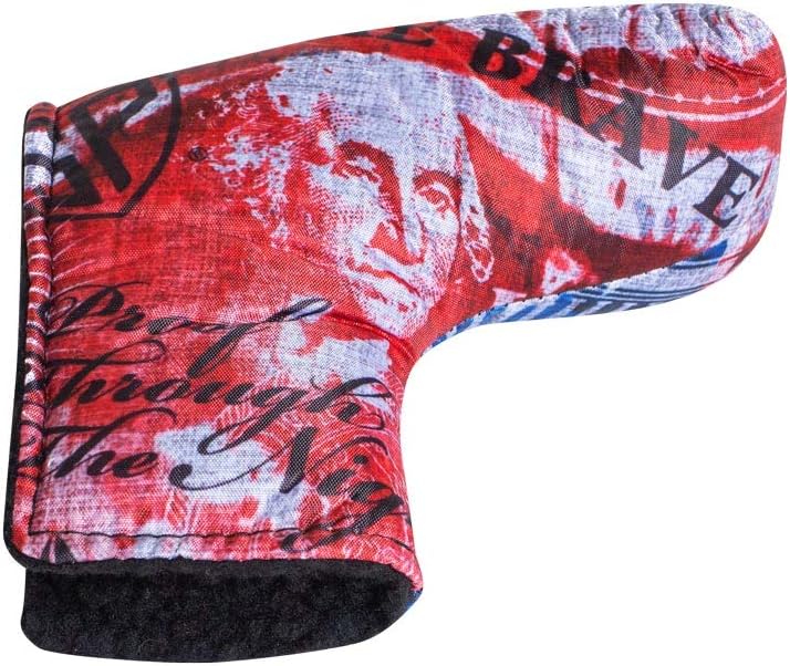 Subtle Patriot Golf Putter Headcover - Fits All Blade Putters / Magnetic Closure, Water Resistant & UV Protected