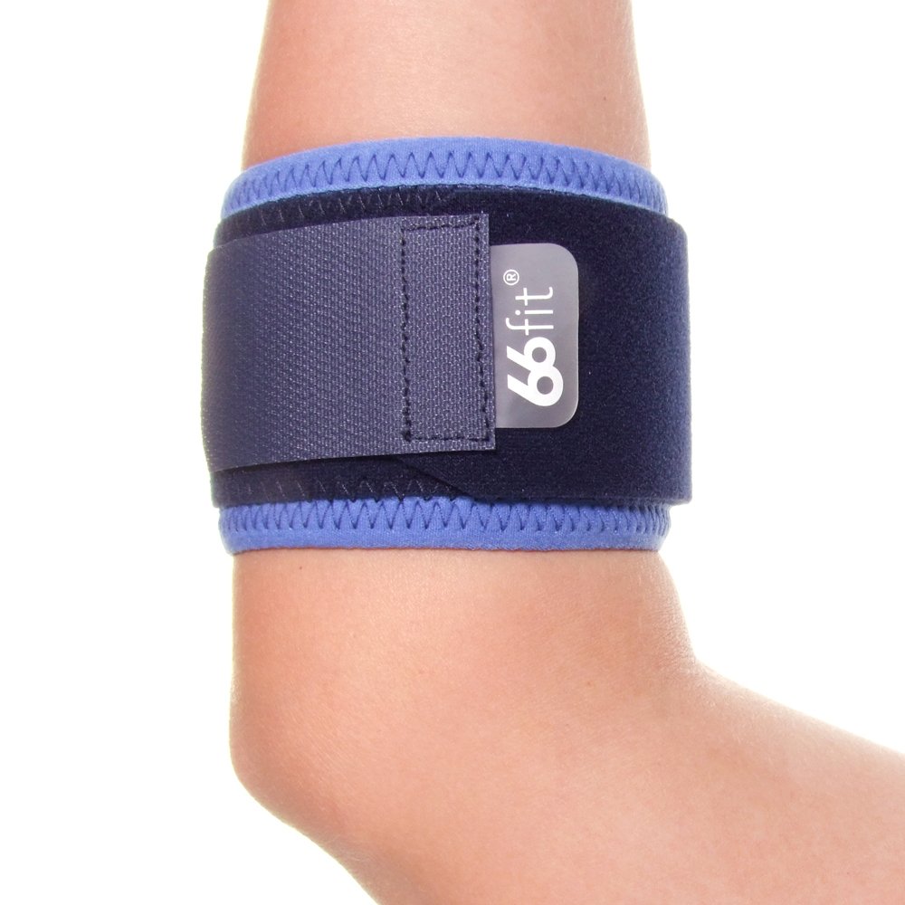 66fit Tennis/Golf Elbow Strap - Medical Sports Injury Sprain Pain Relief Brace
