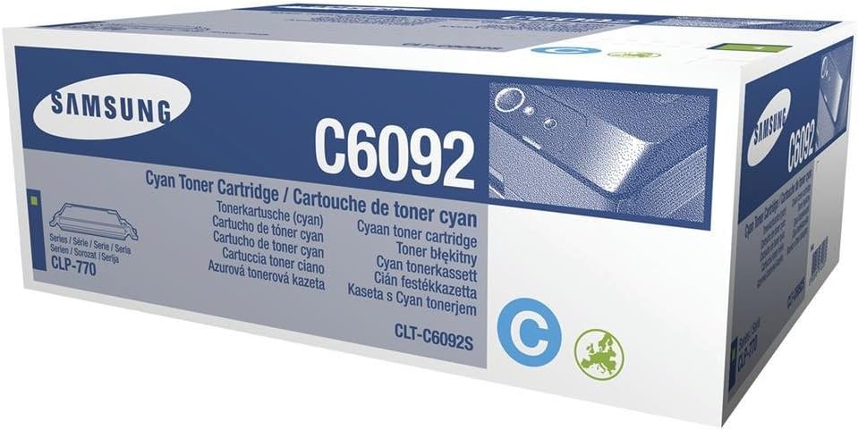 Samsung CLT-C6092S/ELS Cyan Toner Cartridge 7000 Pages Original HP Brand