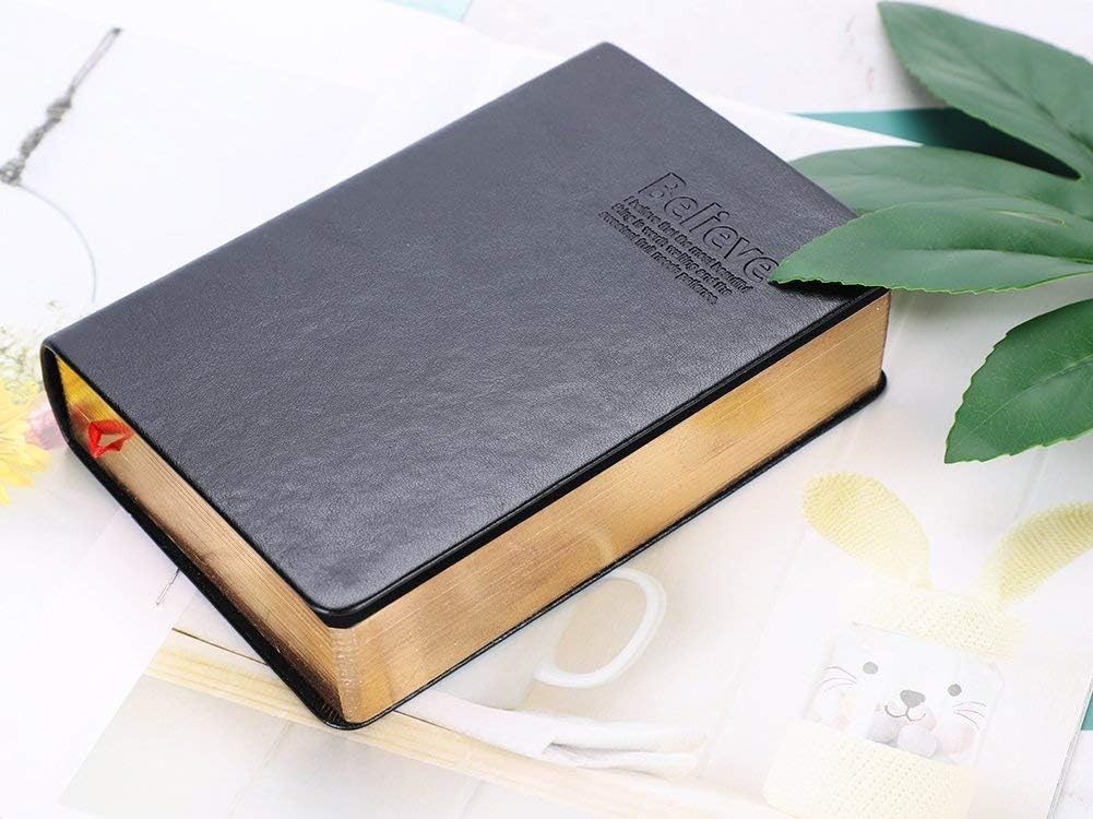 ITODA Soft Faux Leather Notebook Blank Daily Bible Study Notepad Ultra Thick Drawing Sketchbook Journal Memo Pad Recording Scrapbook With Gold Edge 240 Pages Travel Diary Book Sketch Book - Image 3