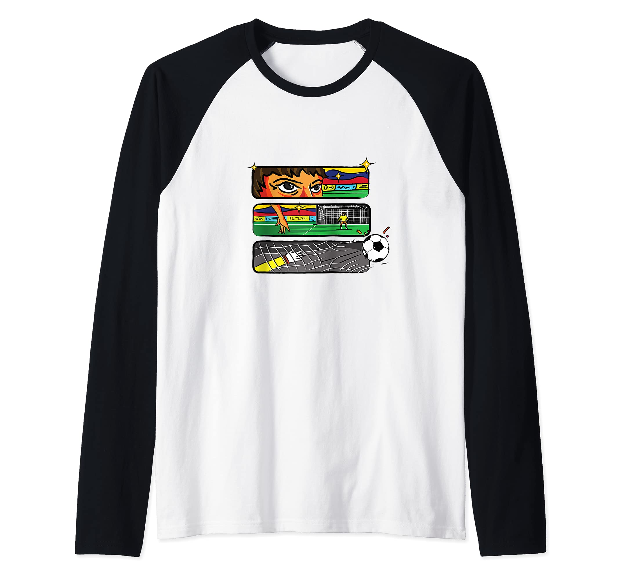 Flag Venezuela Raglan Baseball Tee