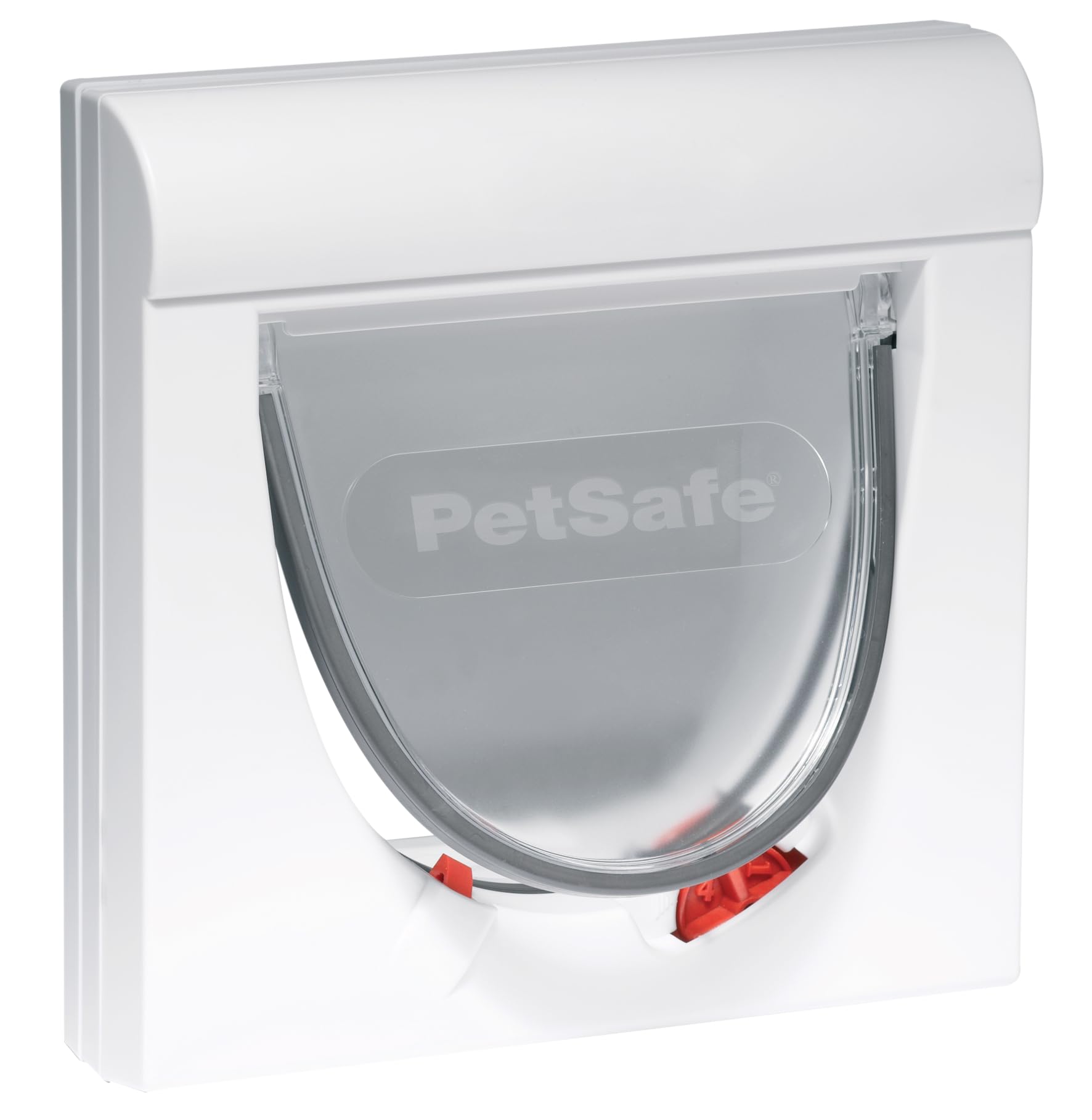 PetSafe Magnetic 4 Way Locking Classic Cat Flap - Secure Access, Flexible Locking, Durable Design