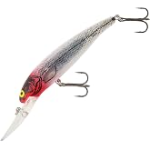 Bomber Deep Long A 24A Deep Diving Jerkbait Fishing Lure, 3.5 Inch 3/8 oz Minnow Crankbait, Runs 10&ndash;12 Ft, Trolling &amp; Twitch Hard Bait for Bass, Walleye, Pike, Salmon &amp; Deep Water Freshwater Fishing