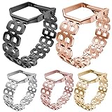 Alonea Stainless Steel Bracelet Smart Watch Band Strap + Case Cover For Fitbit Blaze