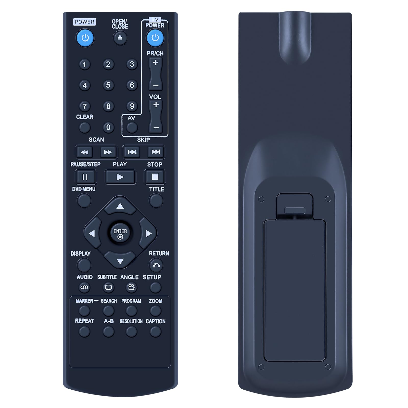 GOUYESHO COV33662806 Replacement Remote Control Suitable for LG DVD Player, Compatible With DP132H P520H DP522H DP527H DP542H DZ9500 DV341S DV351 DV381 DVX276 DVX582H DVX692H DVX642H DGK777 DGK778