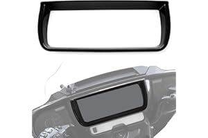 LUXEMOTO Dashboards Inner Fairing Trim for Street Glide 2024 2025, Black Self-Adhesive Inner Fairing Trim Stereo Speedometer 